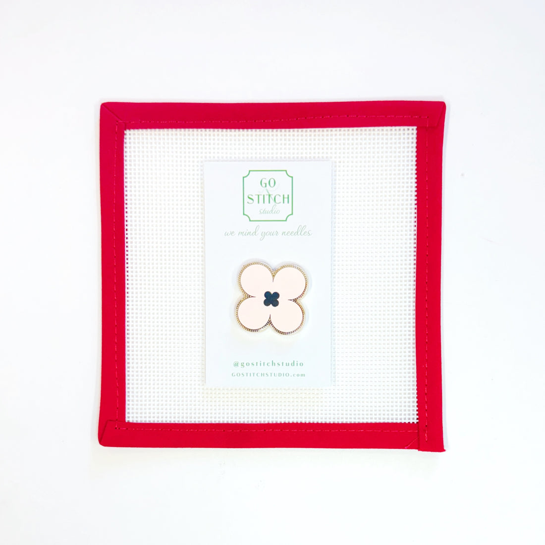 Pink Clover Needle Minder