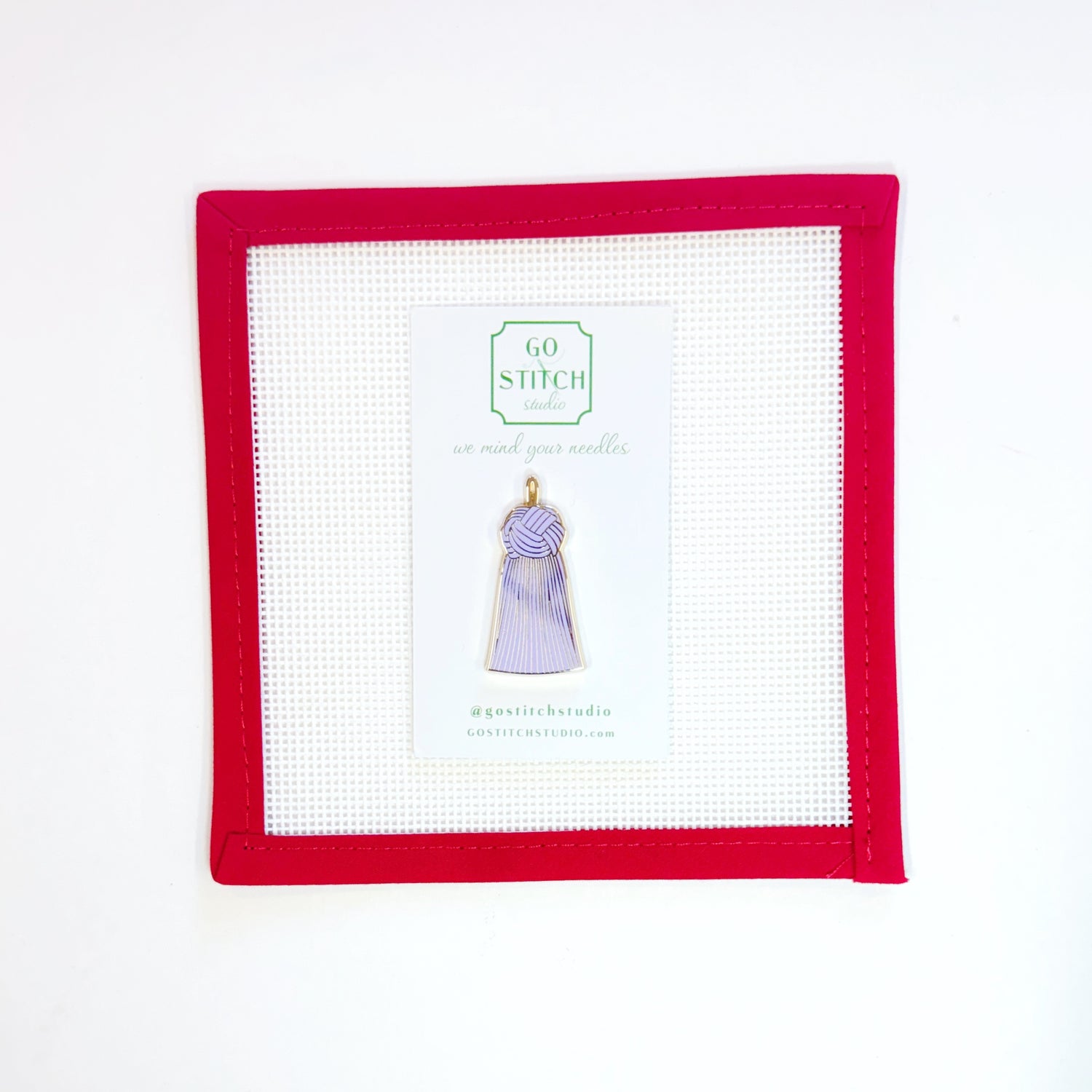 Purple Tassel Needle Minder