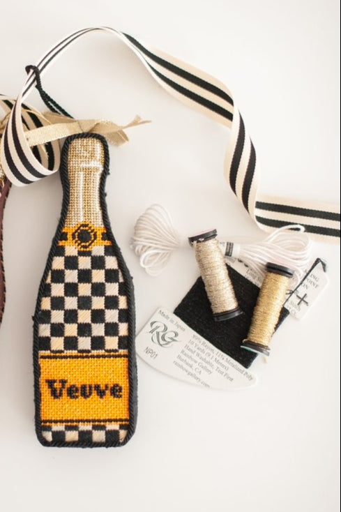 CLV004-M Champagne Bottle - Mackenzie Check