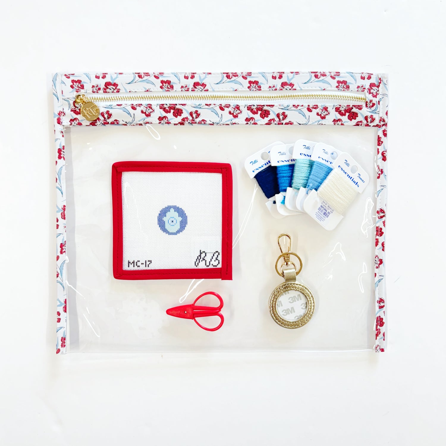 Ultimate Needlepoint Travel Kit - Evil Eye FOB