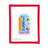 Ibiza Travel TagHedgehog NeedlepointCanvasThe Red Thread Atelier