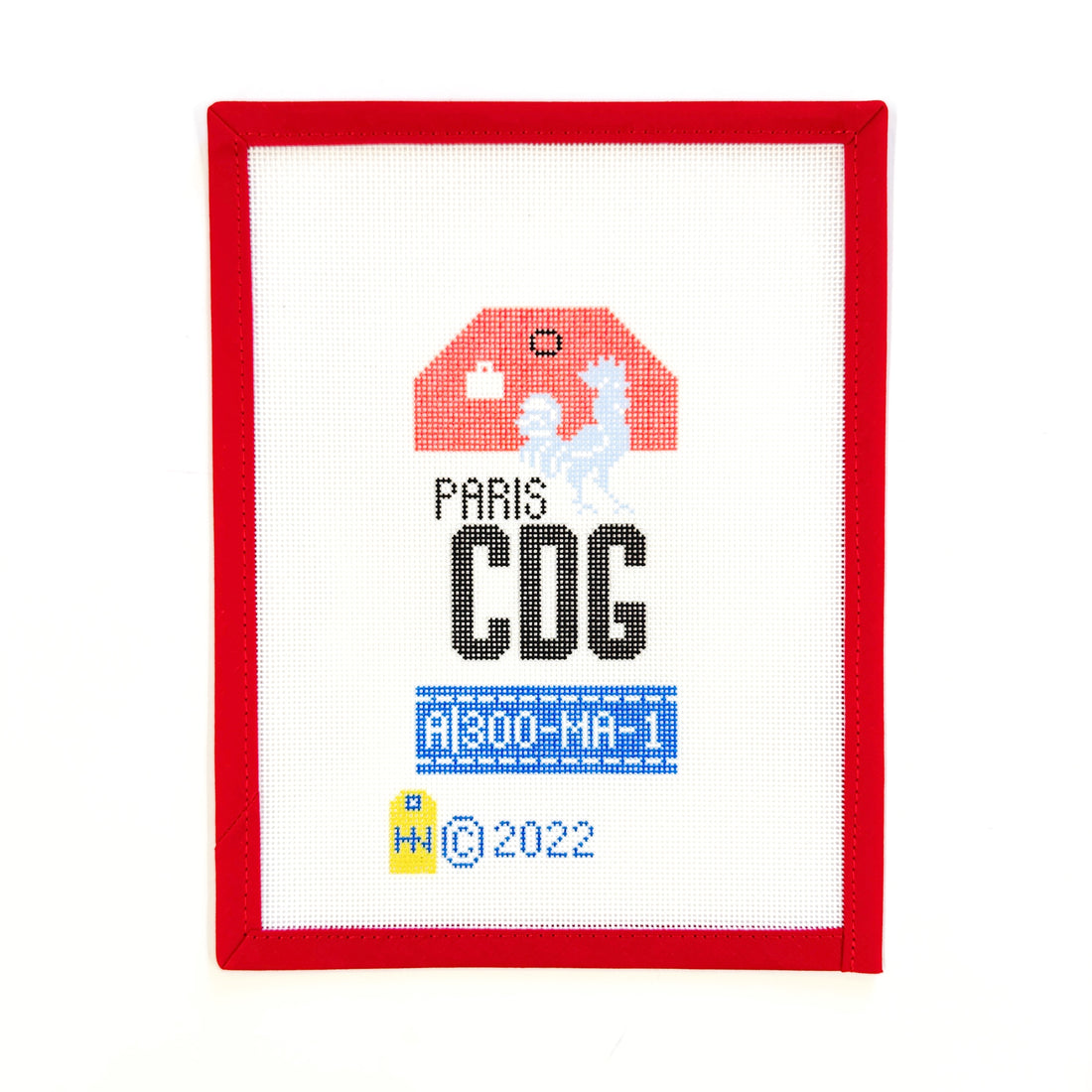 Paris CDG Travel Tag