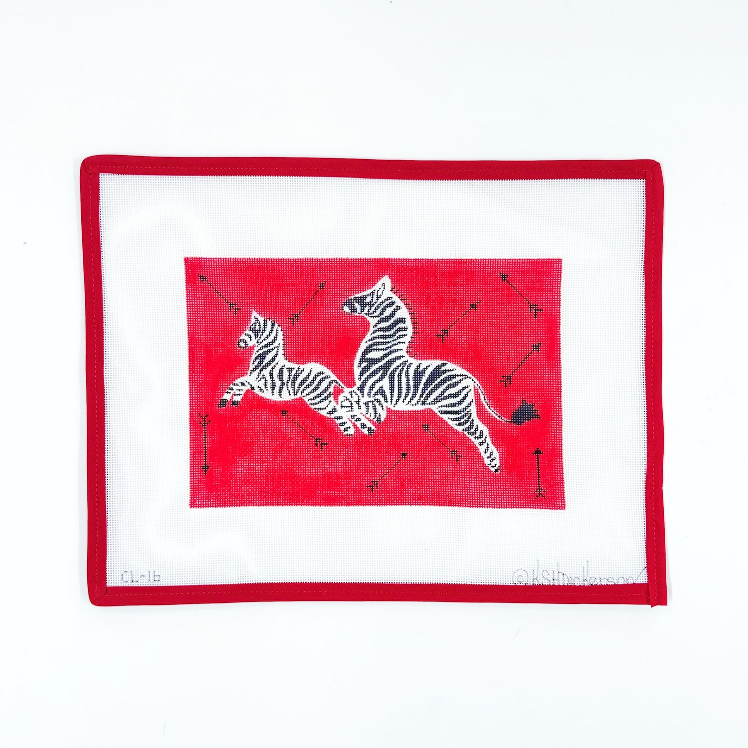 Scalamandre Style Clutch - red