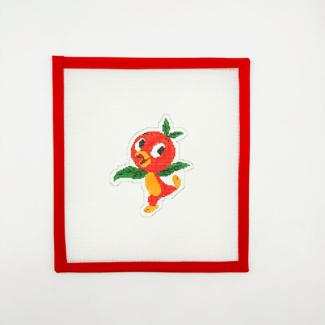 Orange Bird - OrlandoElm Tree NeedlepointCanvasThe Red Thread Atelier