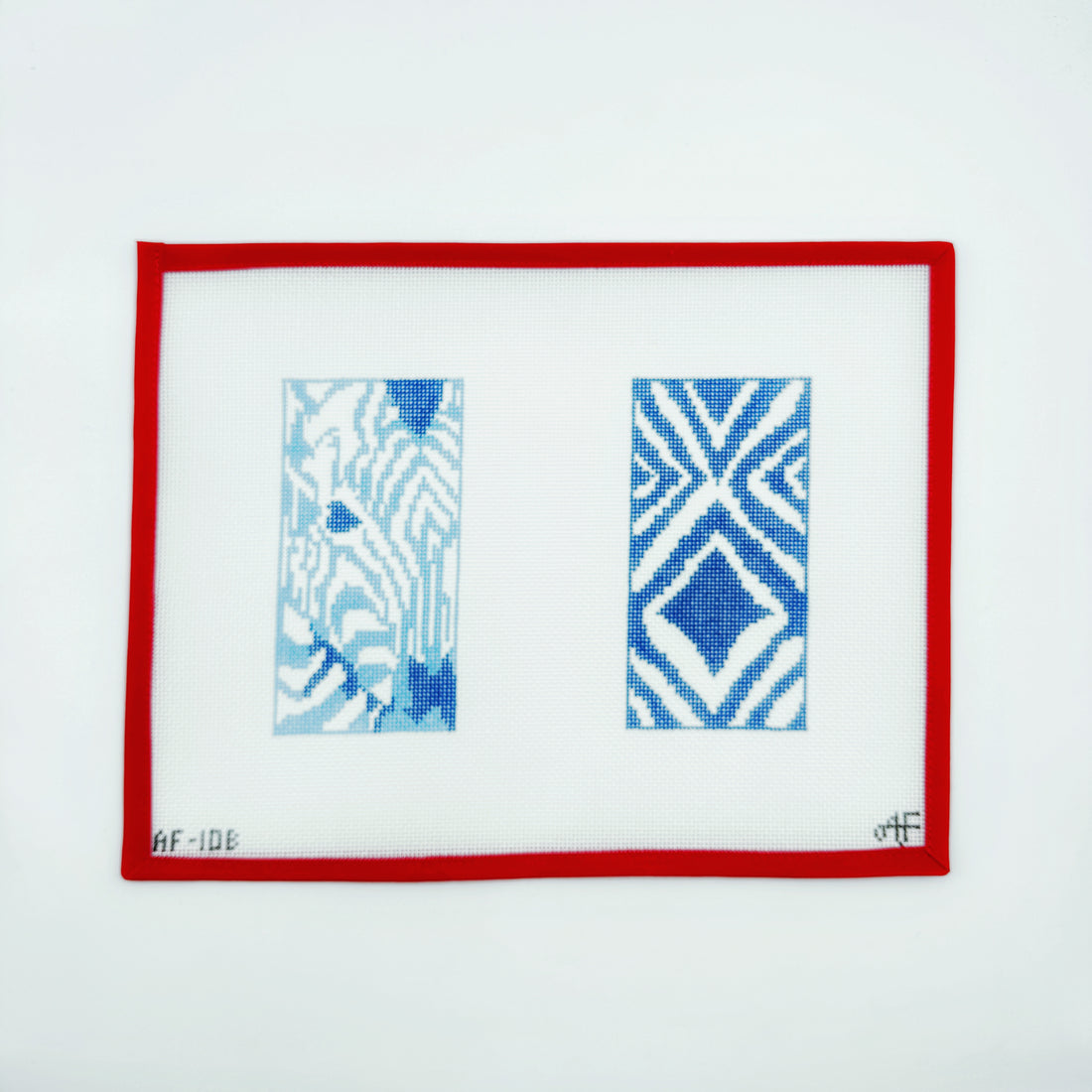 Blue Zebra Eyeglass case, double sided