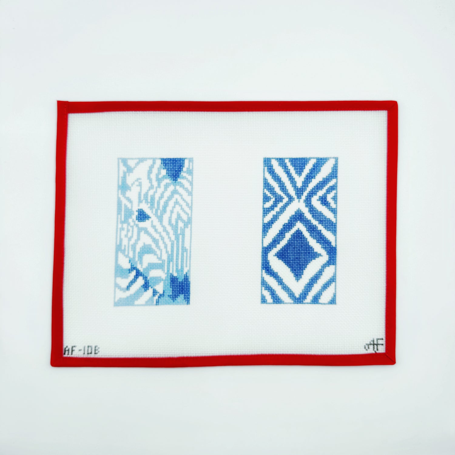 Blue Zebra Eyeglass case, double sided