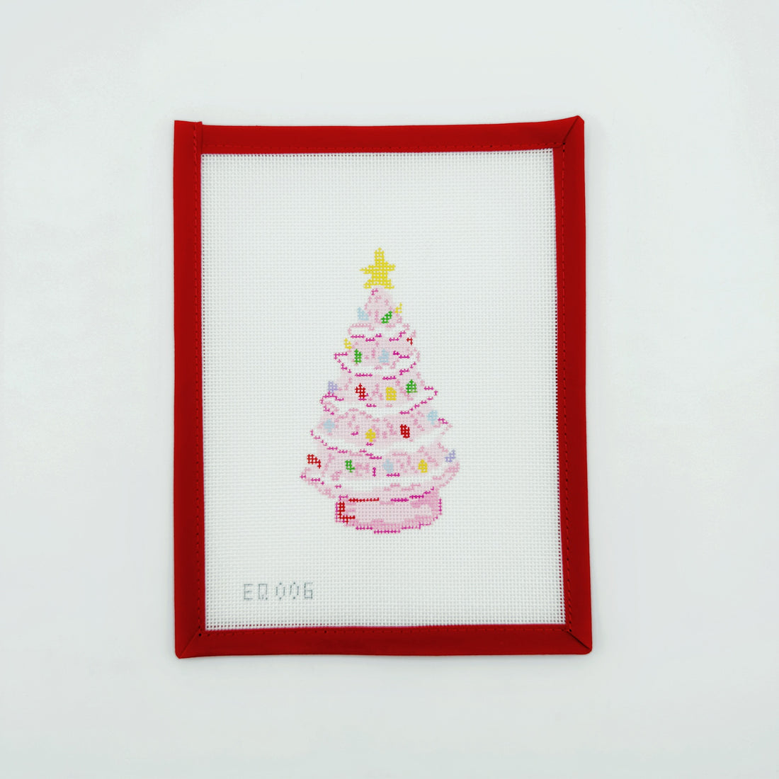 Pink Christmas TreeStitch StyleThe Red Thread Atelier
