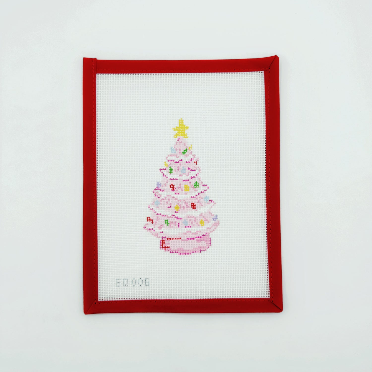 Pink Christmas TreeStitch StyleThe Red Thread Atelier
