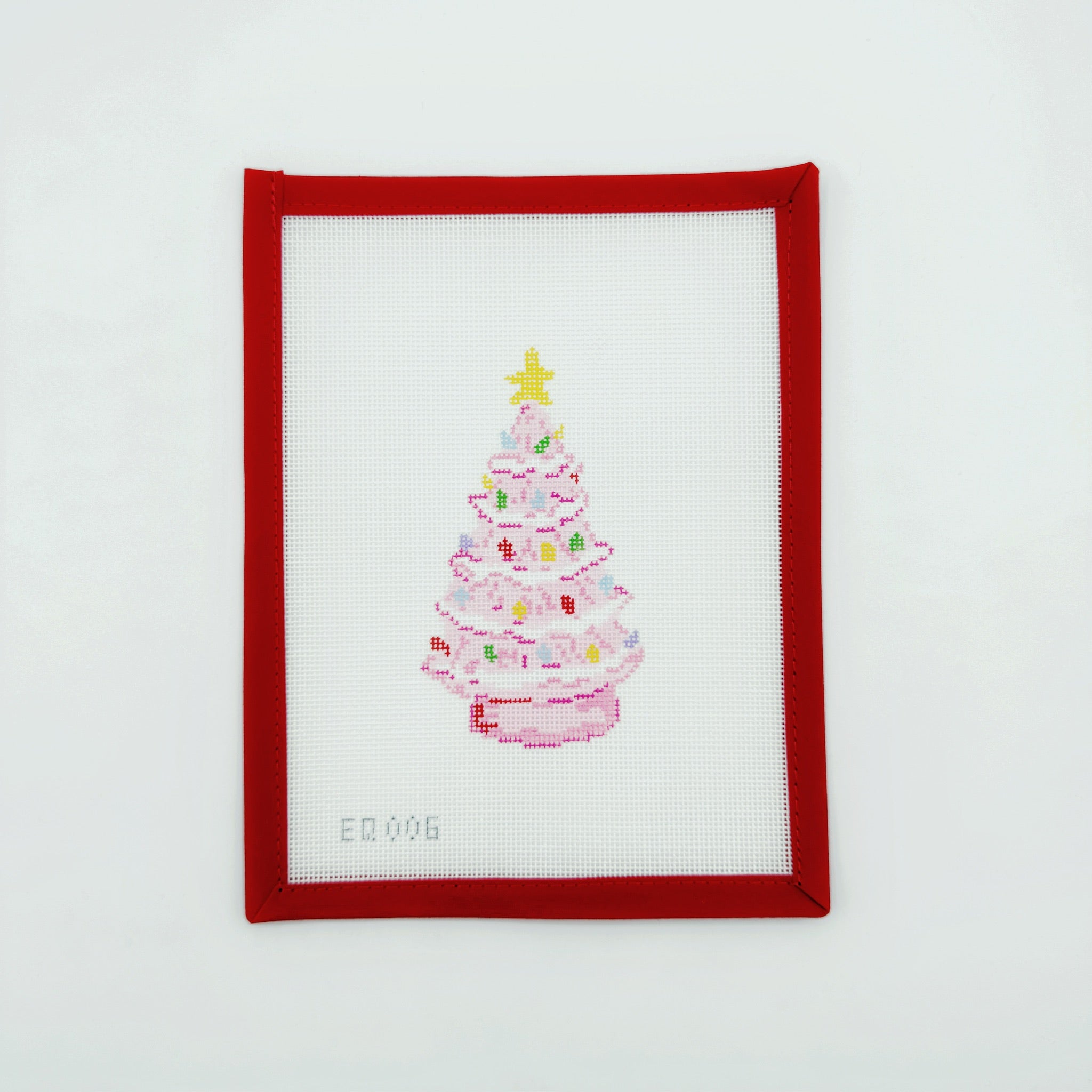 Pink Christmas TreeStitch StyleThe Red Thread Atelier
