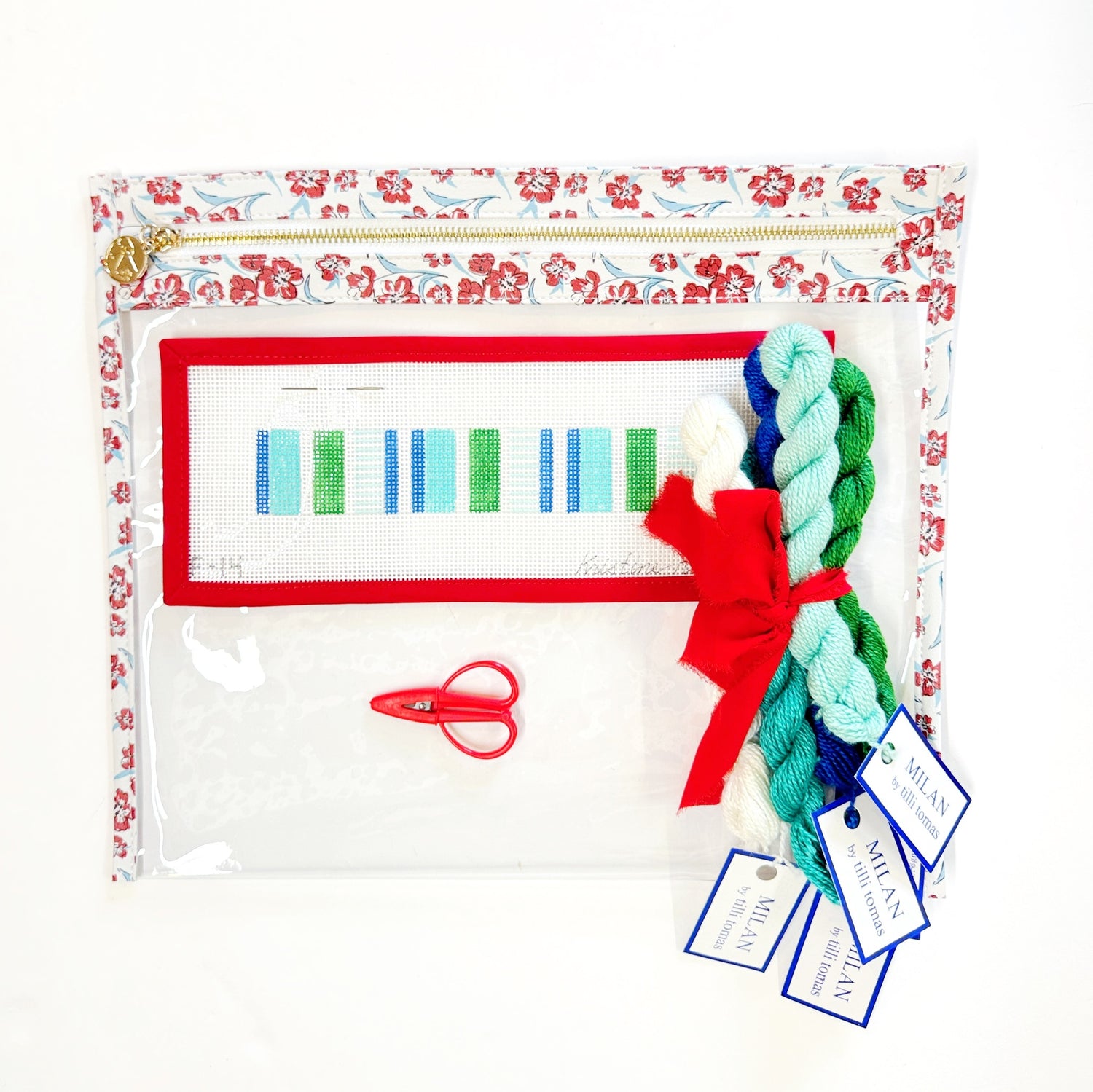 Ultimate Kit - Blue Green Mixed Stripes Fob 13m