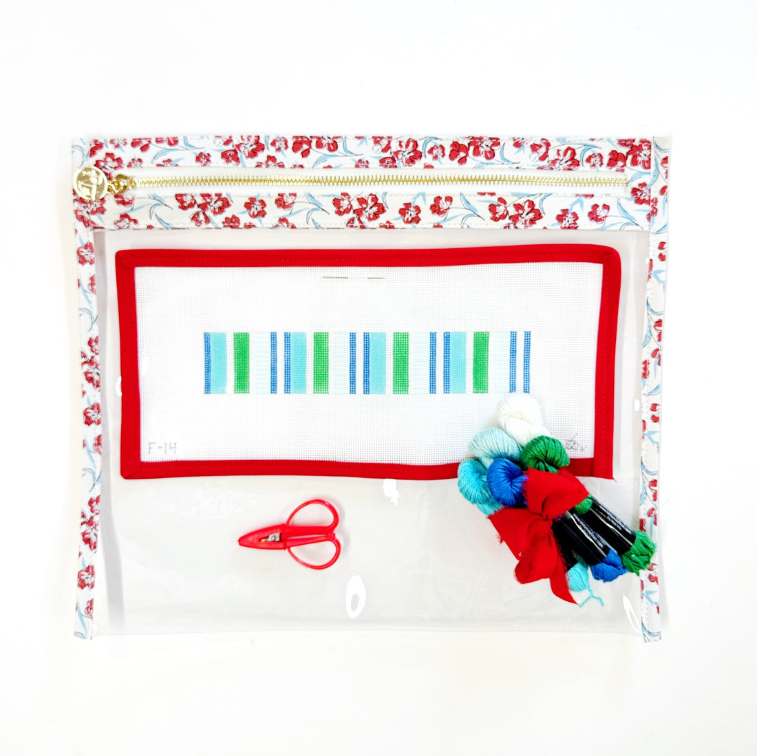 Ultimate Kit - Blue Green Mixed Stripes Fob 18m