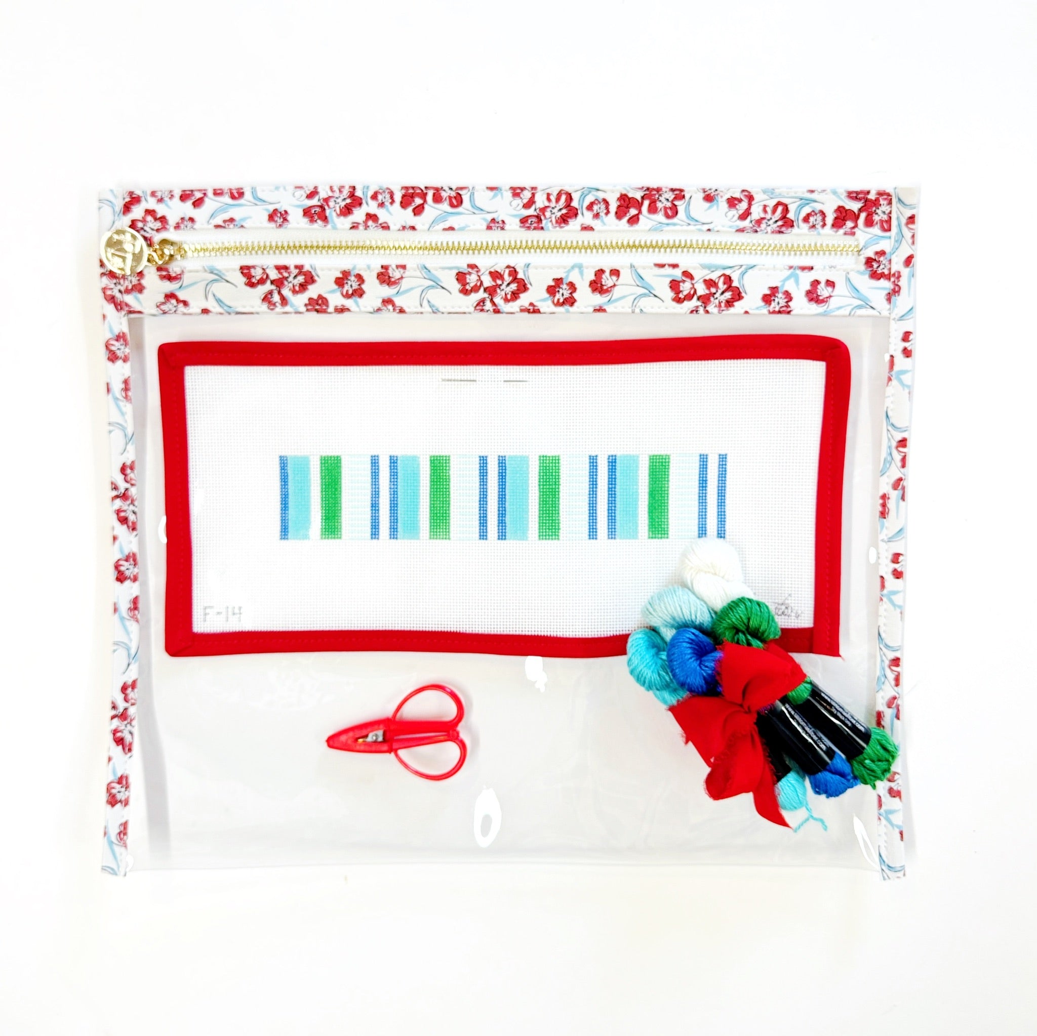 Ultimate Kit - Blue Green Mixed Stripes Fob 18m