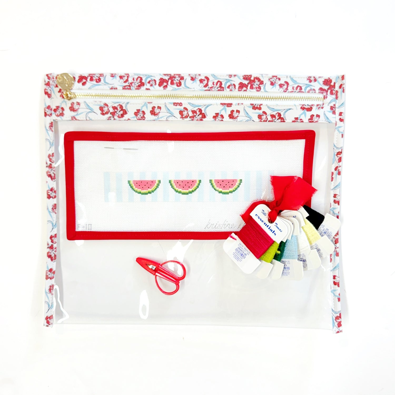 Ultimate Kit - Watermelon on Blue stripes Fob 18 mesh