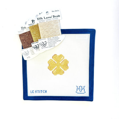 Monogram Mary x Le Stitch - Clover CharmLe StitchCanvasThe Red Thread Atelier