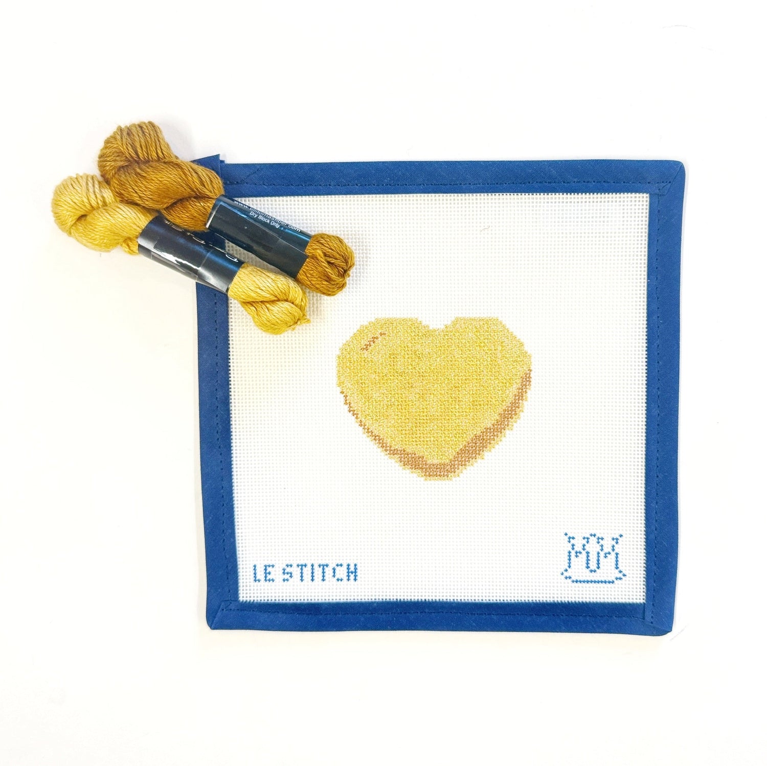 Monogram Mary x Le Stitch - Heart CharmLe StitchCanvasThe Red Thread Atelier