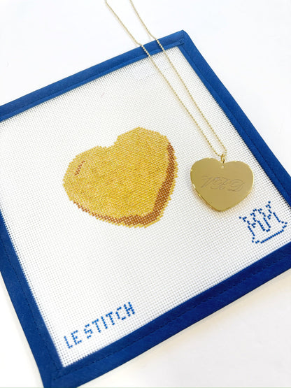 Monogram Mary x Le Stitch - Heart CharmLe StitchCanvasThe Red Thread Atelier