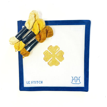 Monogram Mary x Le Stitch - Clover CharmLe StitchCanvasThe Red Thread Atelier