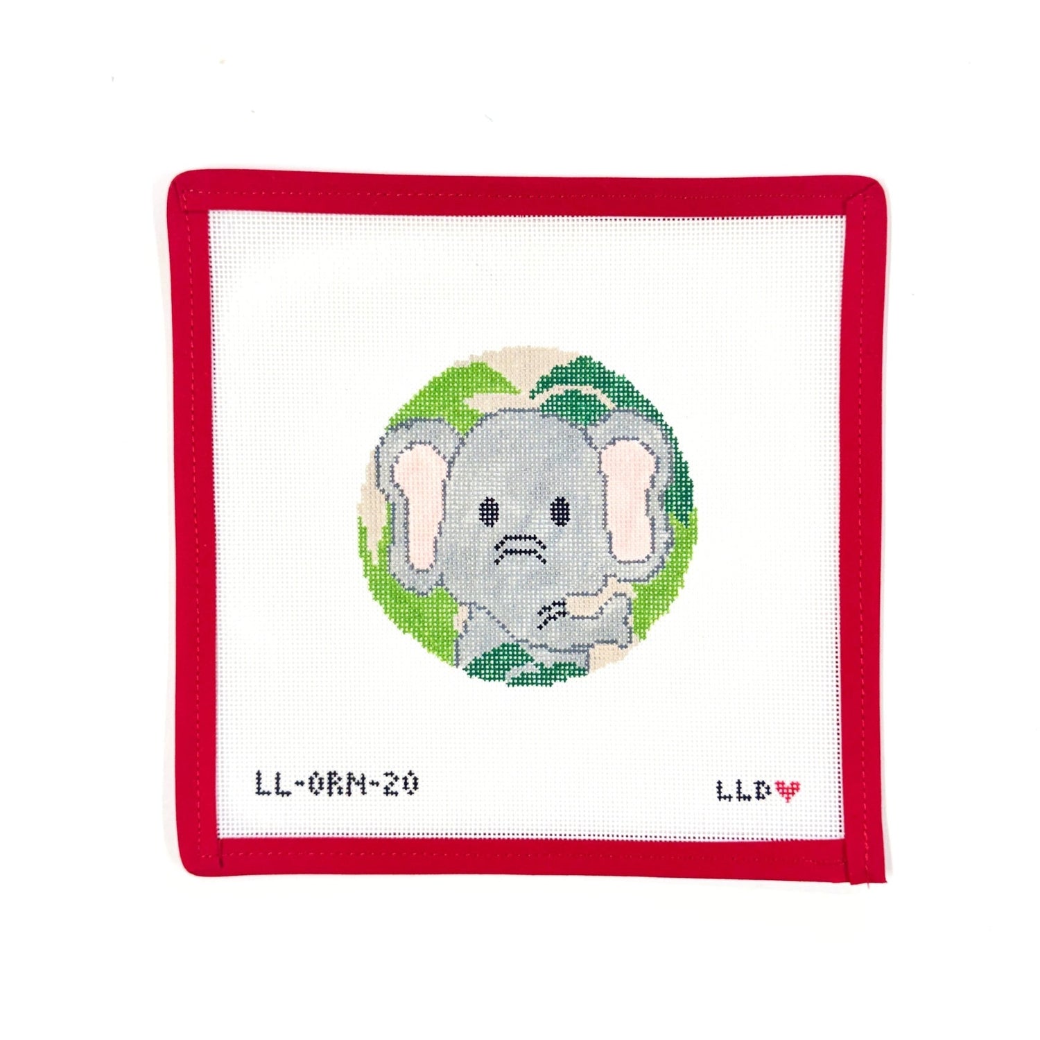 Elephant OrnamentLaura Love DesignsCanvasThe Red Thread Atelier