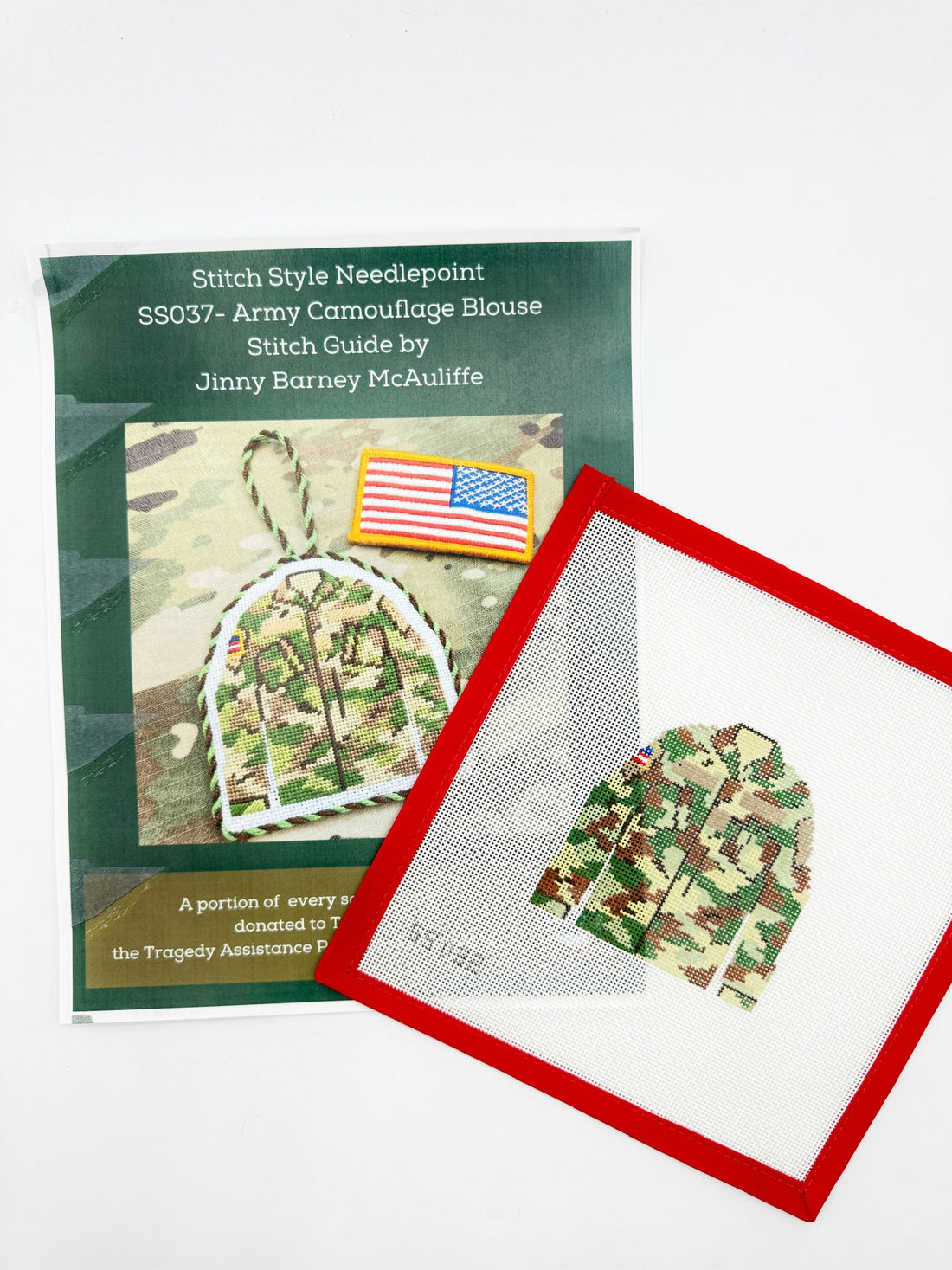 Army Camouflage Blouse w Stitch Guide