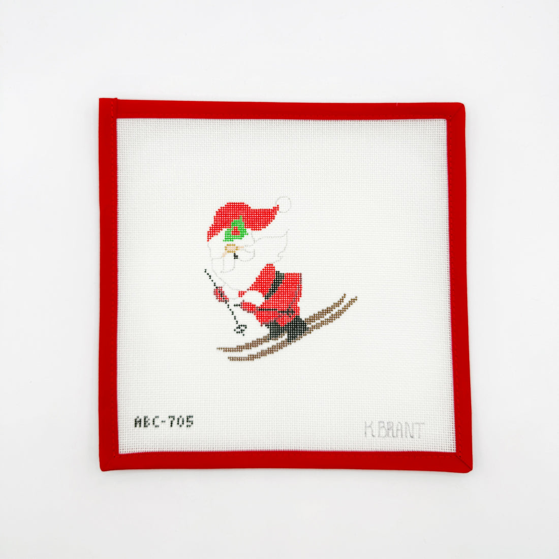 Skiing Santa