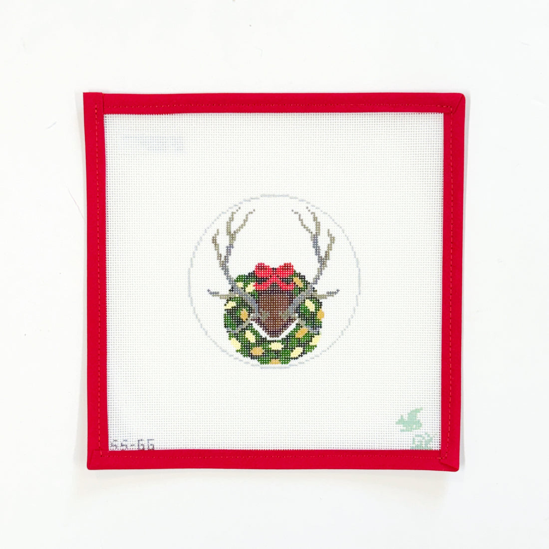 Elk Antlers w Magnolia Wreath
