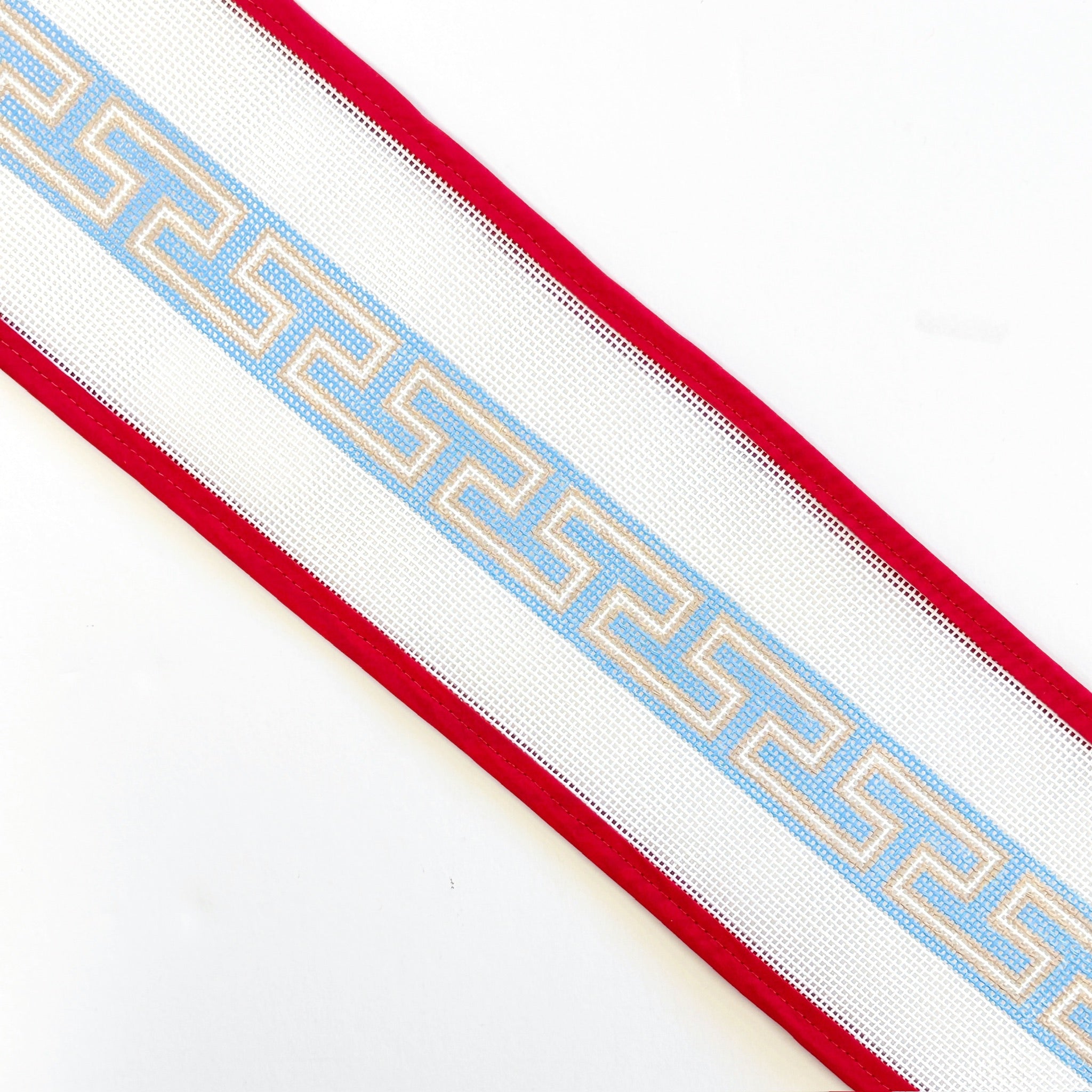Greek Key BeltLittle stitches needleworksCanvasThe Red Thread Atelier