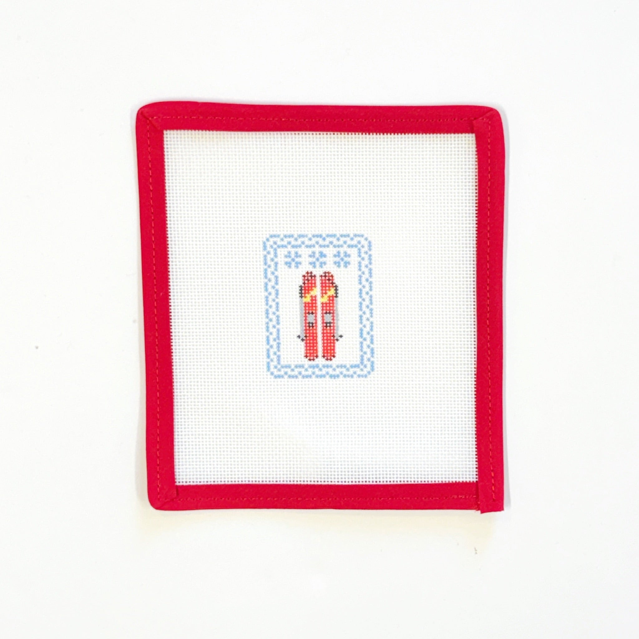 Ski Patch / KeyFobLittle stitches needleworksCanvasThe Red Thread Atelier