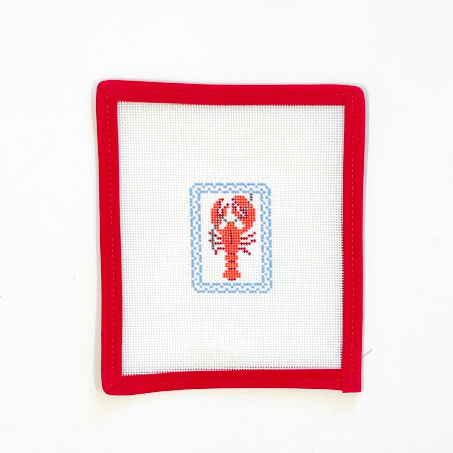 Lobster Patch / FOBLittle stitches needleworksThe Red Thread Atelier