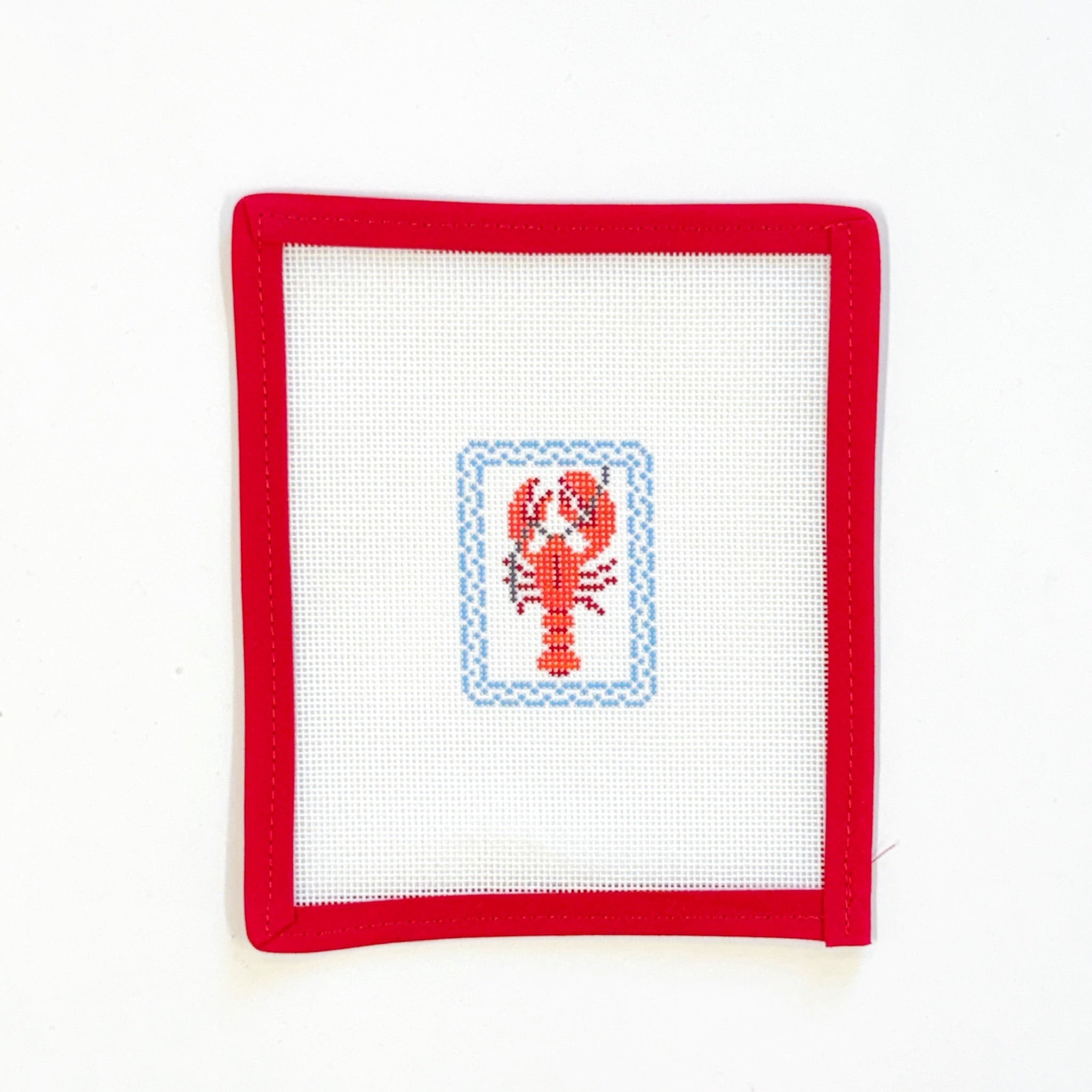 Lobster Patch / FOBLittle stitches needleworksThe Red Thread Atelier