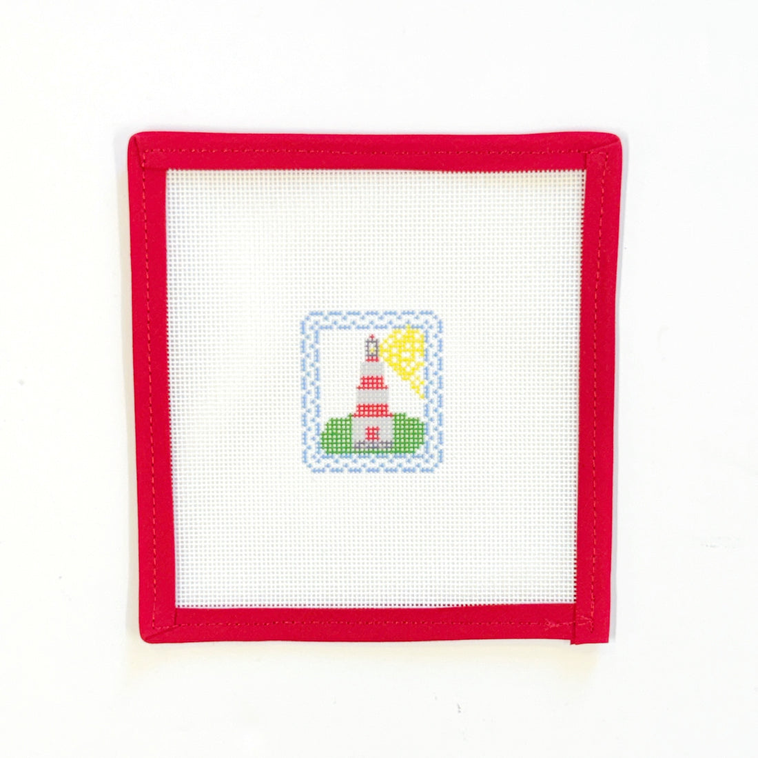 Lighthouse Patch / KeyFobLittle stitches needleworksCanvasThe Red Thread Atelier