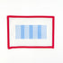 Ticking Stripe Eyeglass Case - Delft blueLittle stitches needleworksCanvasThe Red Thread Atelier