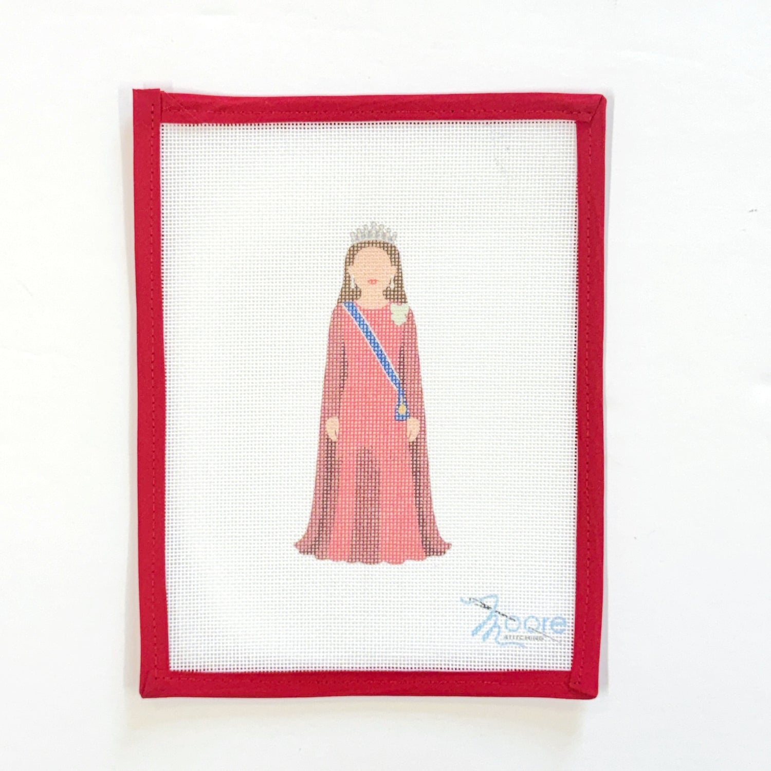 Princess Kate - State DinnerMoore StitchingCanvasThe Red Thread Atelier