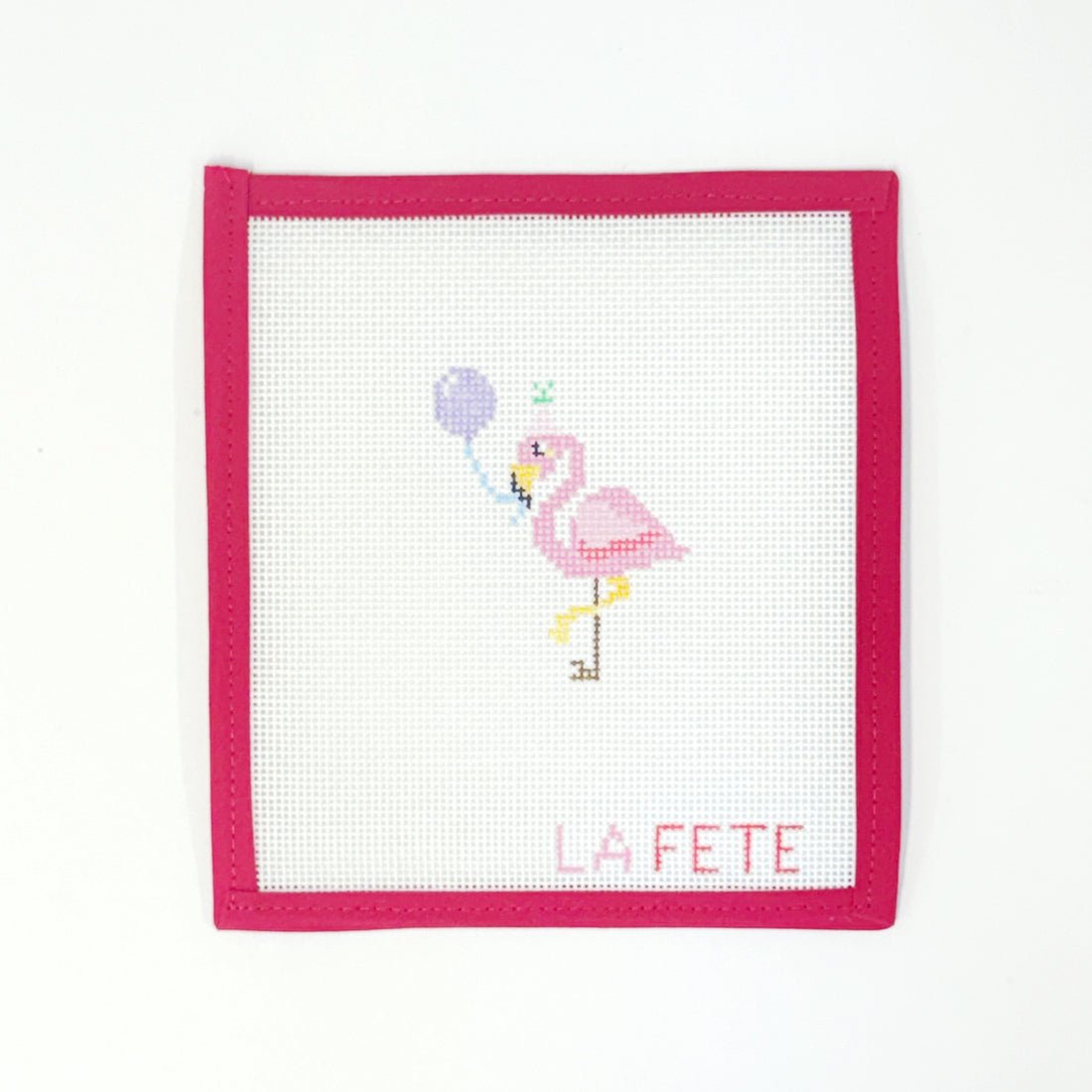 Party FlamingoLa FeteCanvasThe Red Thread Atelier