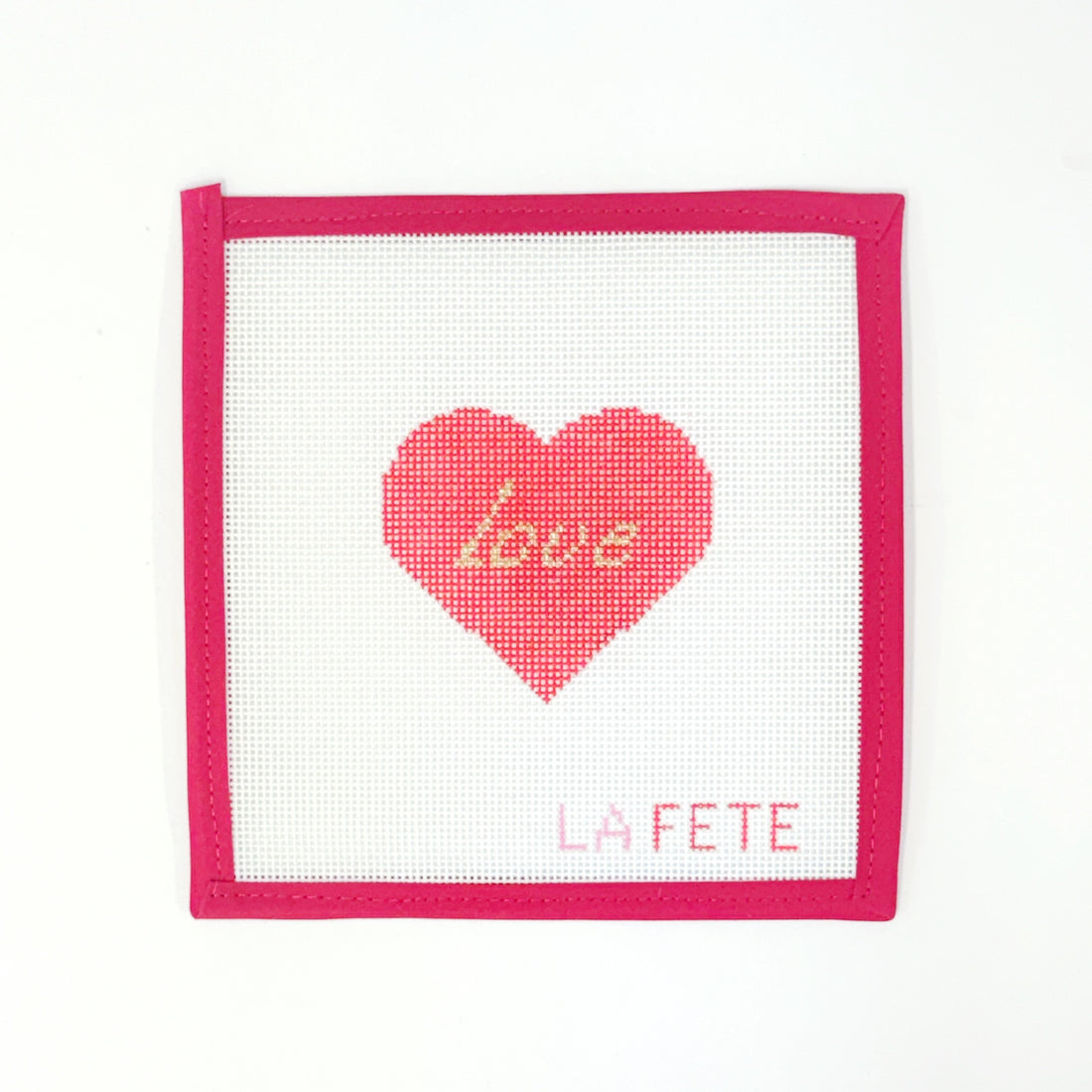 Love Heart - redLa FeteCanvasThe Red Thread Atelier