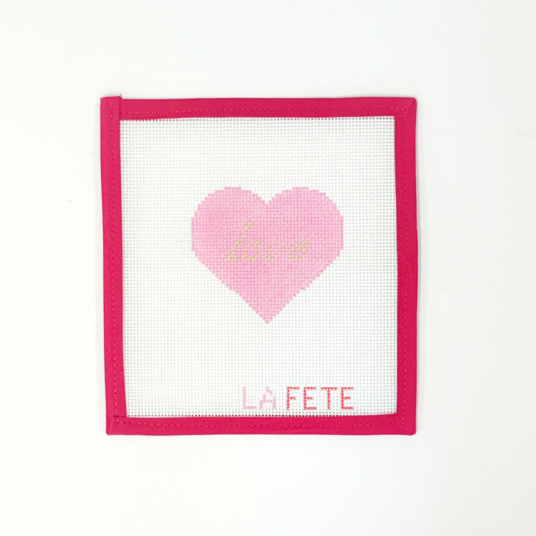Love Heart - pinkLa FeteCanvasThe Red Thread Atelier