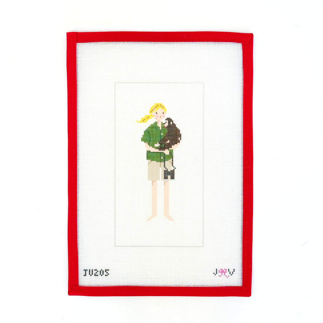 Jane GoodallJennifer Vallez NeedlepointCanvasThe Red Thread Atelier