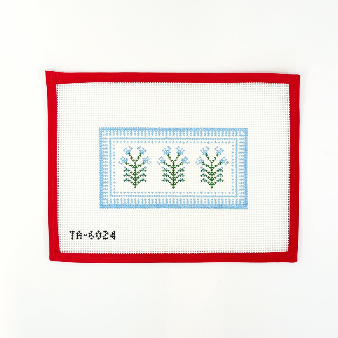 Blue Thistle Eyeglass Case