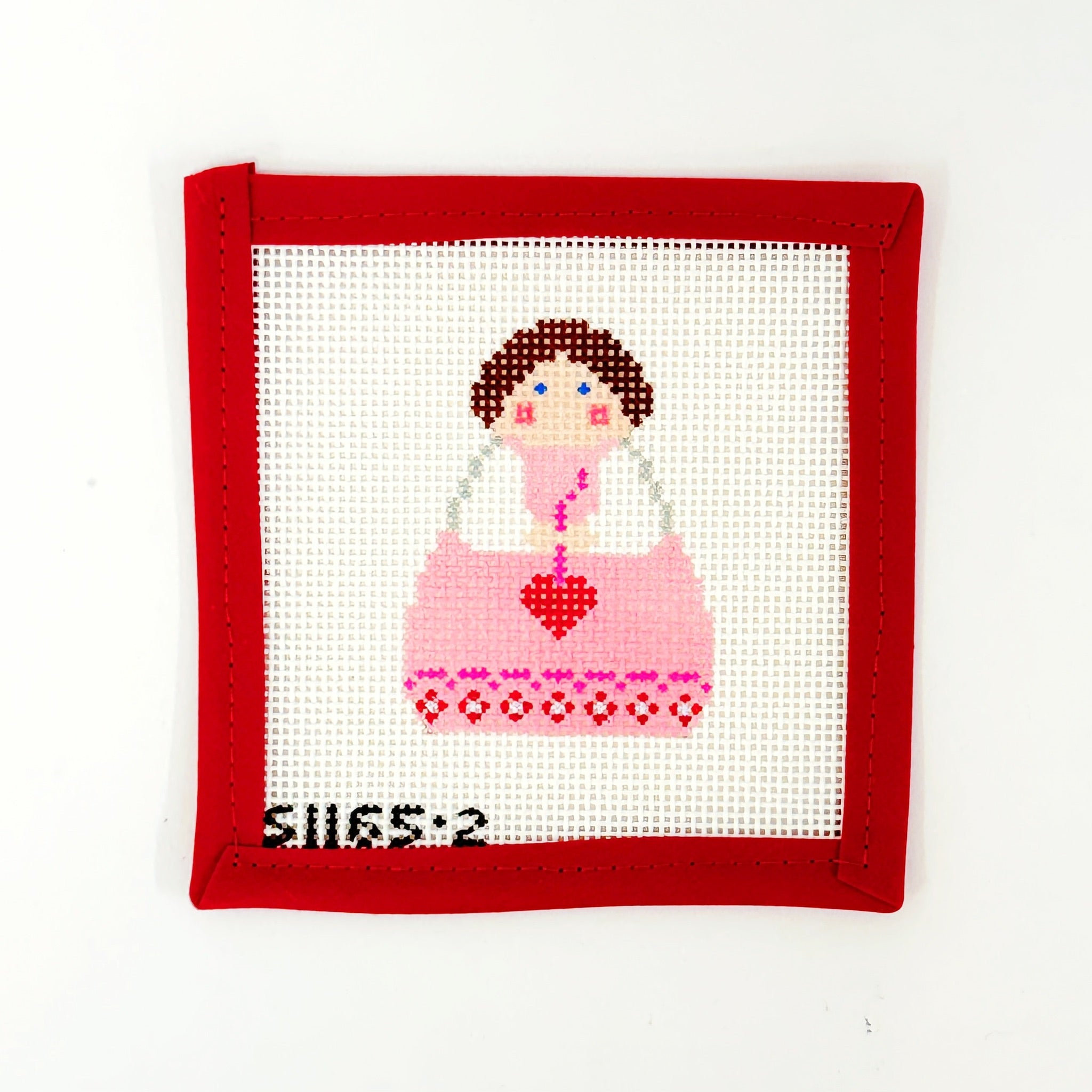 Stitch It - Pink w Red HeartKCNCanvasThe Red Thread Atelier