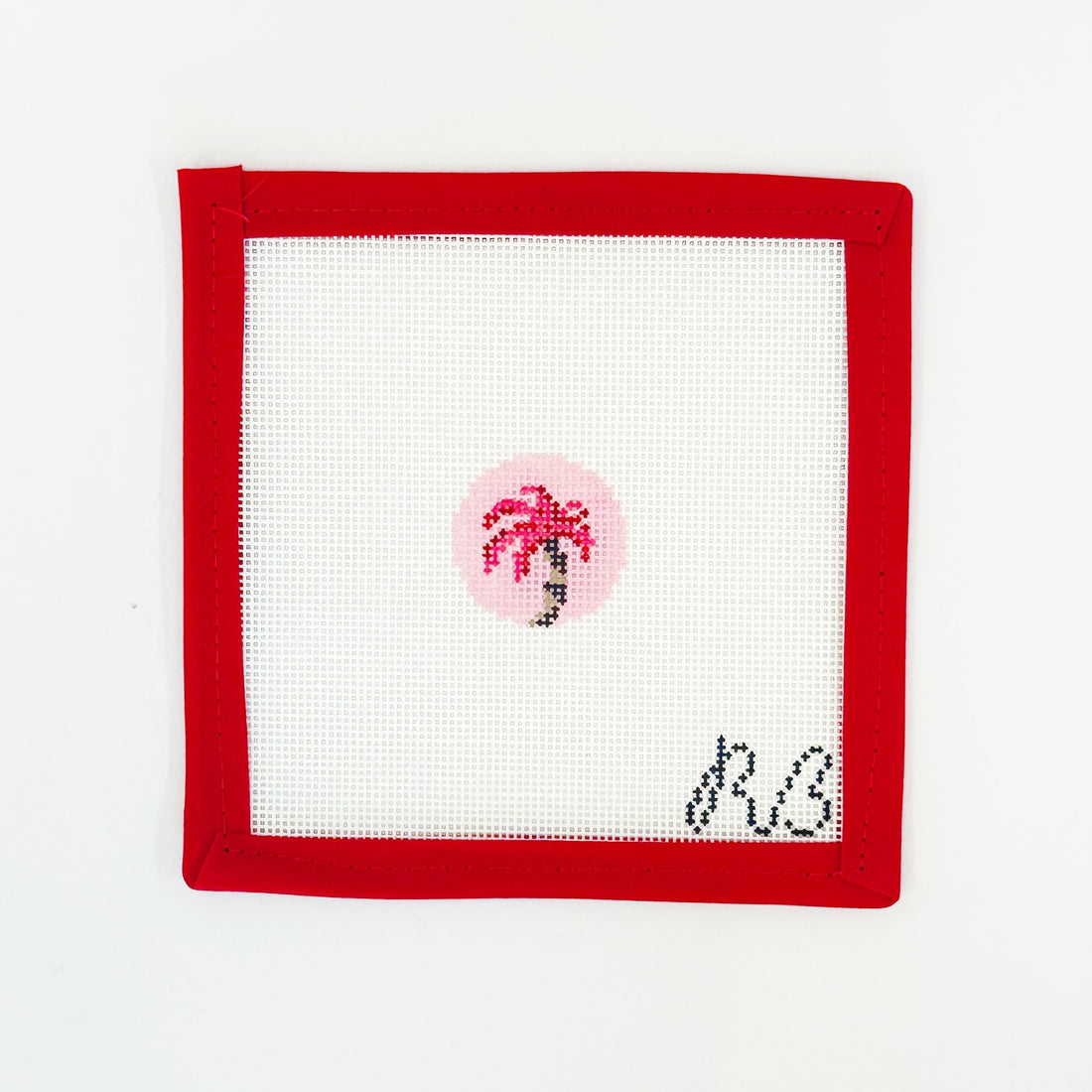 Insert - pink palm tree