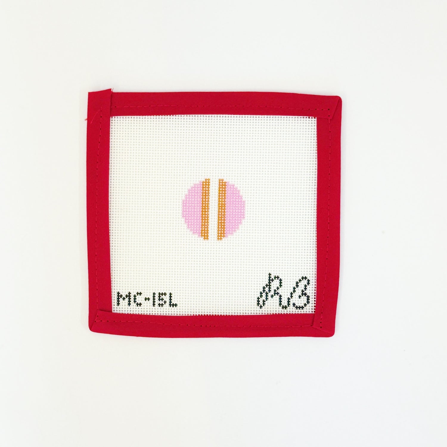 Orchid Simple Stripe - Key Fob InsertRachel BarriThe Red Thread Atelier