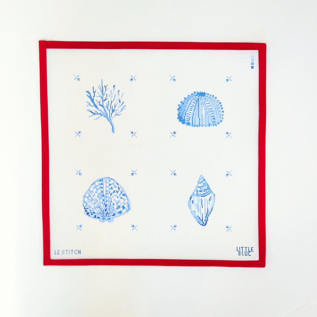 Ocean Delft CoastersLe StitchCanvasThe Red Thread Atelier