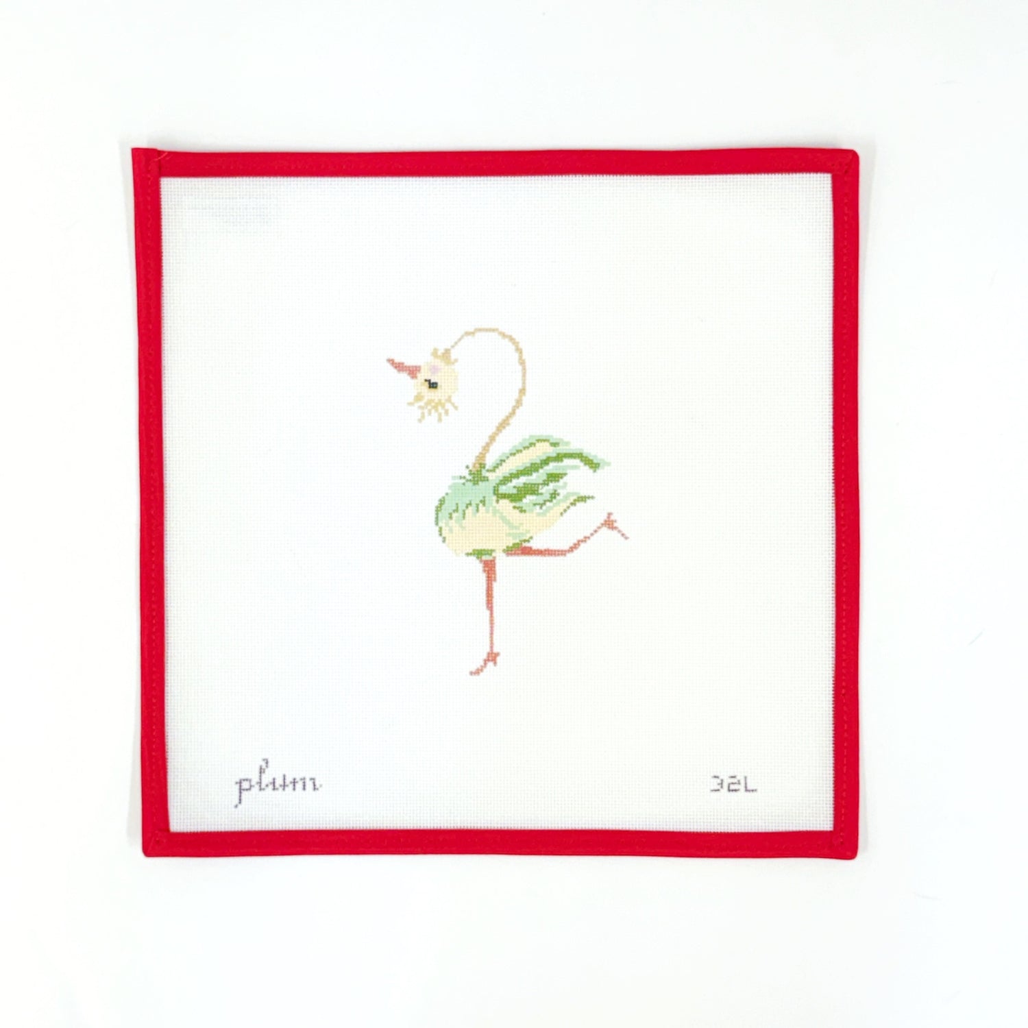 Strange Birds - GreenPlum StitcheryCanvasThe Red Thread Atelier
