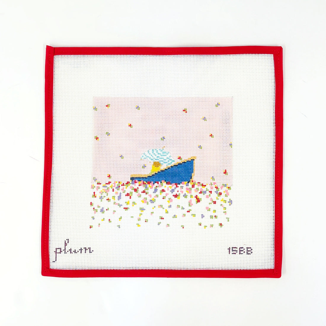 Raining FlowersPlum StitcheryCanvasThe Red Thread Atelier