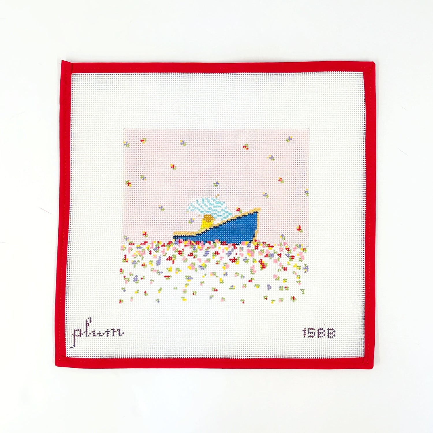 Raining FlowersPlum StitcheryCanvasThe Red Thread Atelier