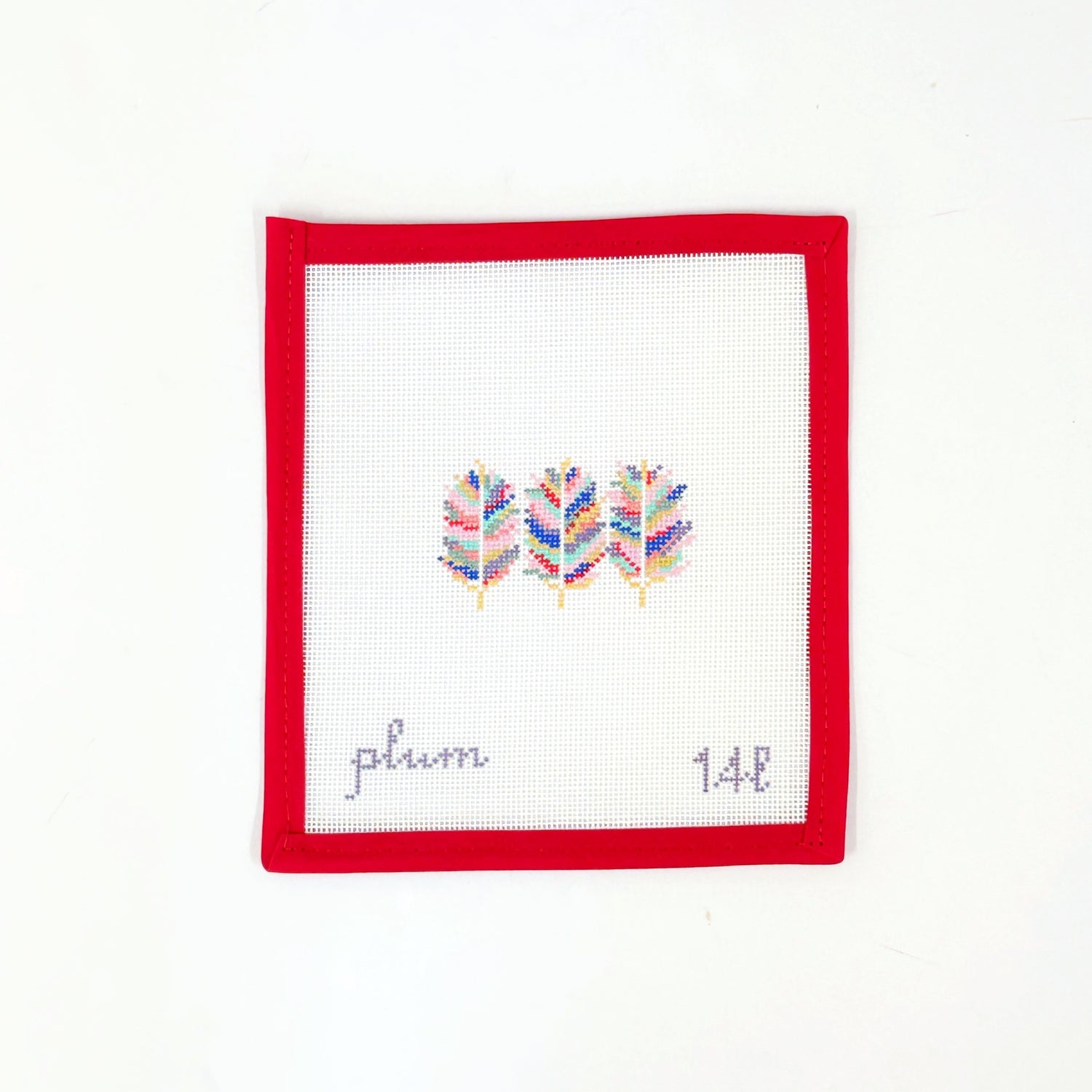 Feathers InsertPlum StitcheryCanvasThe Red Thread Atelier