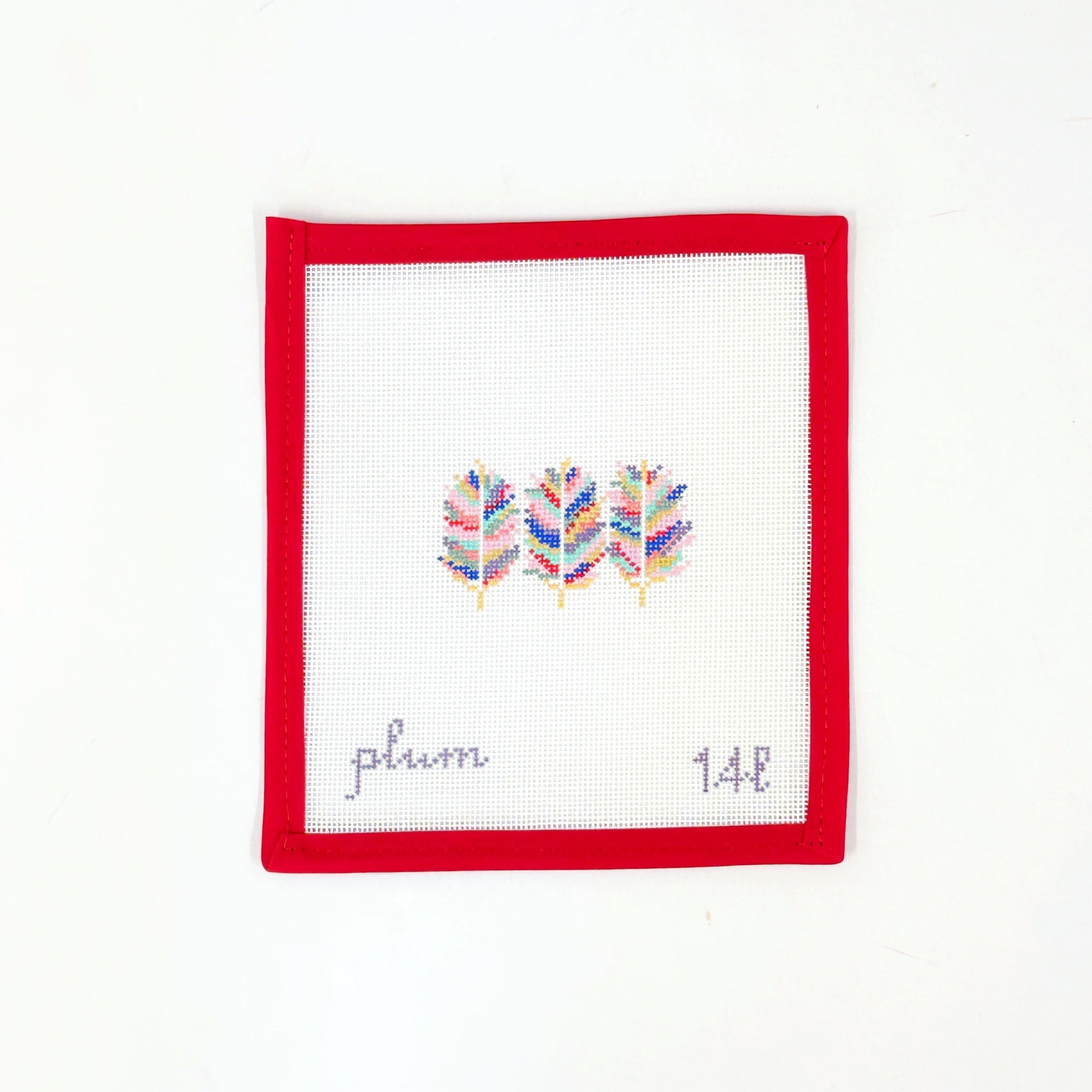 Feathers InsertPlum StitcheryCanvasThe Red Thread Atelier