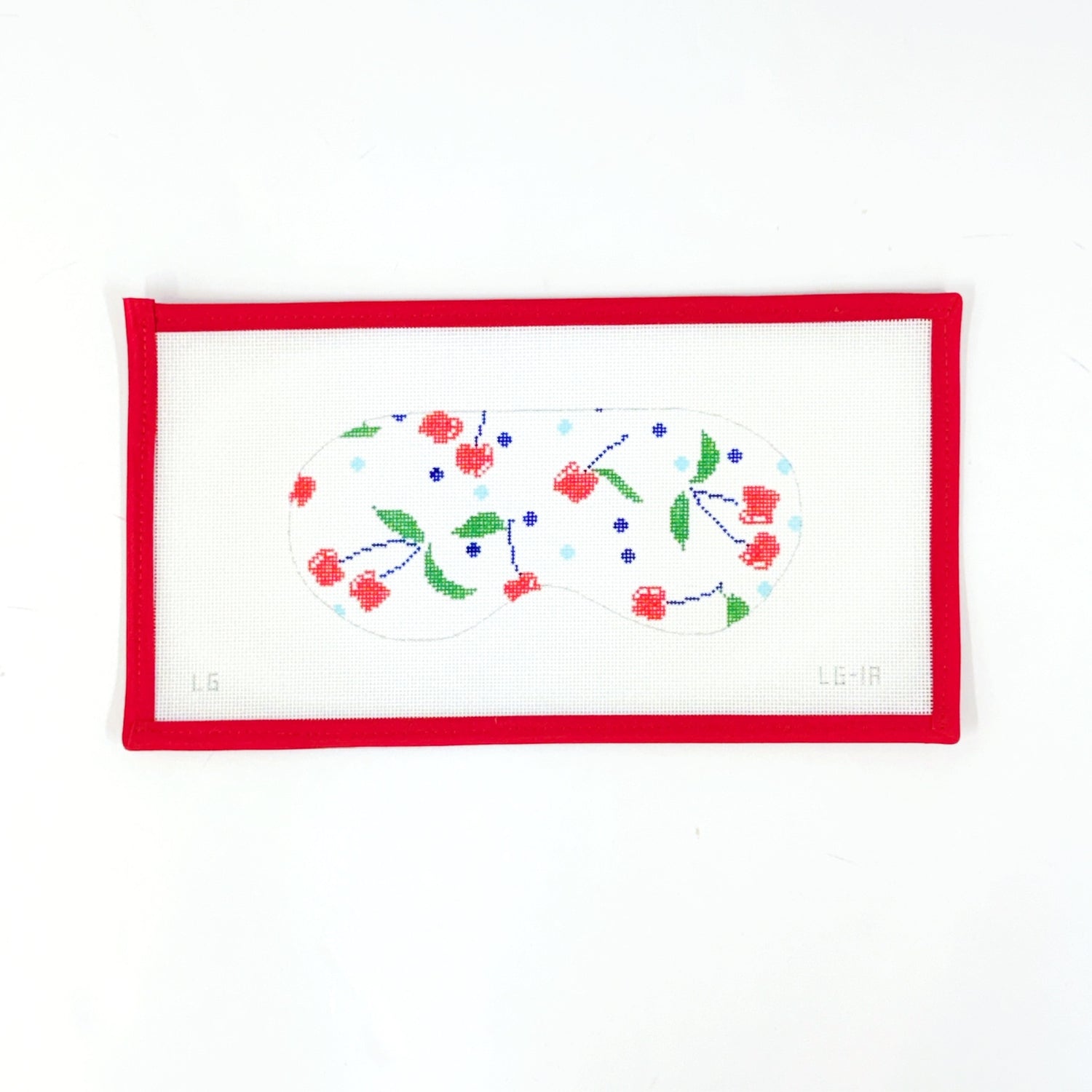 White Cherries Sleep MaskPlum StitcheryCanvasThe Red Thread Atelier