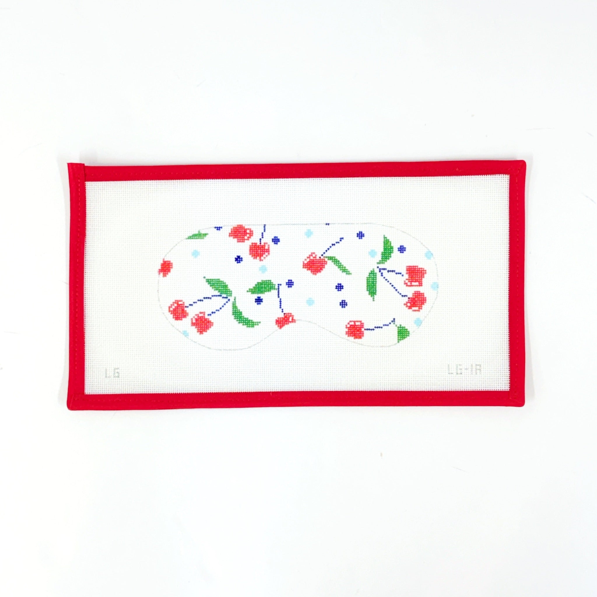 White Cherries Sleep MaskPlum StitcheryCanvasThe Red Thread Atelier