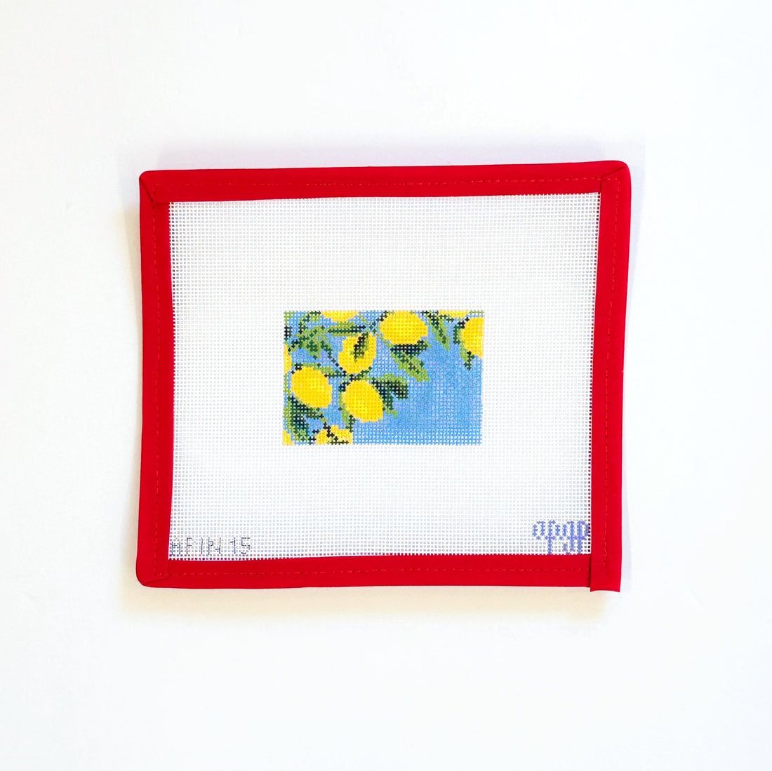 Lemons on Blue Insert