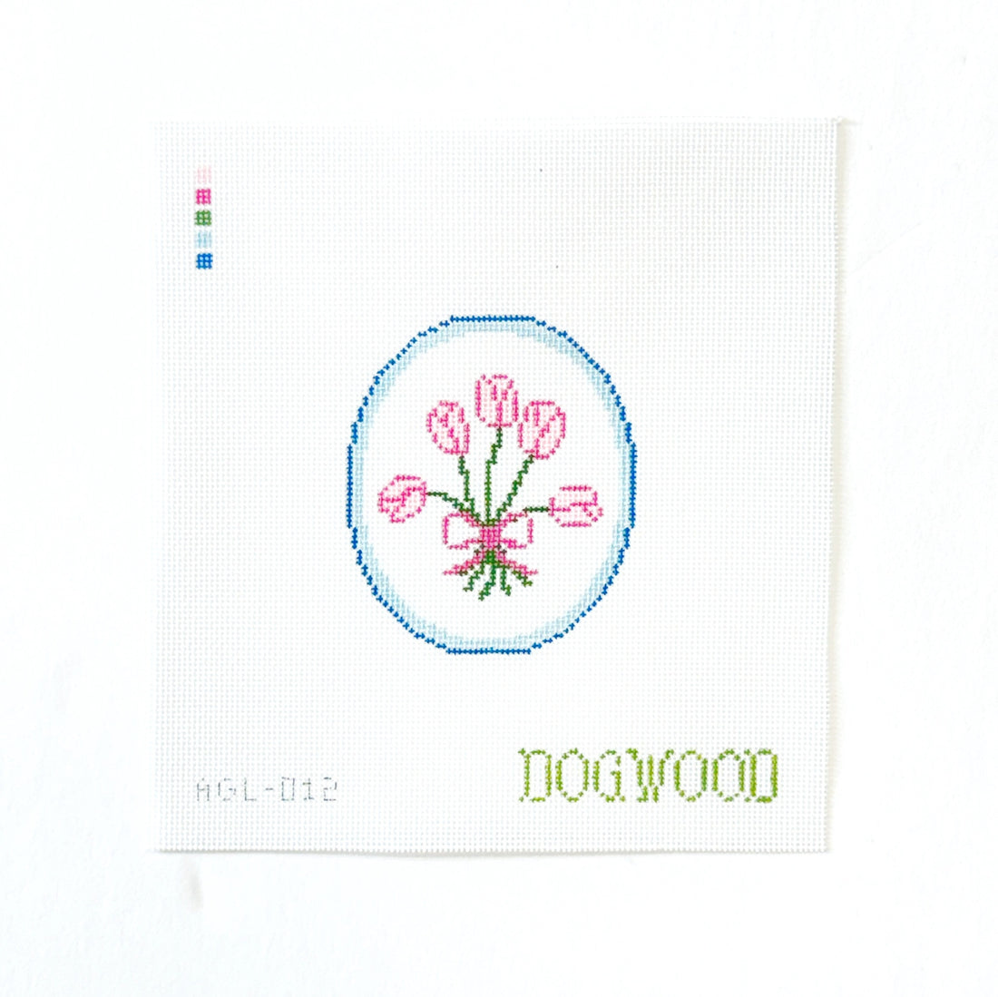 Bunch Of TulipsDogwood NeedlepointCanvasThe Red Thread Atelier